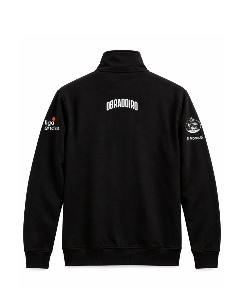 Chaqueta chándal cremallera negro (26/27)