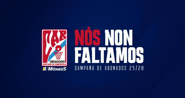 ‘Nos non faltamos’. El Monbus Obradoiro lanza su nueva campaña de abonados