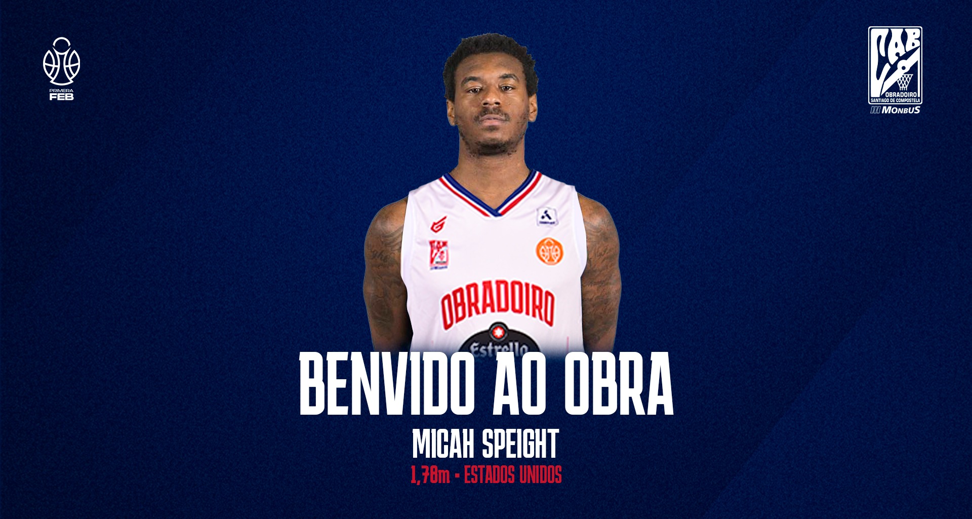 Micah Speight, nuevo base para el Monbus Obradoiro