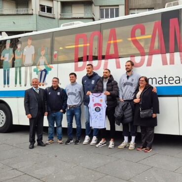 Agencia de Donación y Monbus Obradoiro se unen por la donación de sangre