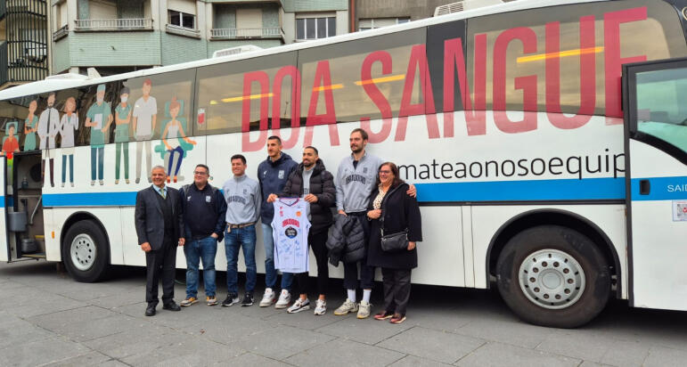 ADOS y Monbus Obradoiro se unen por la donación de sangre