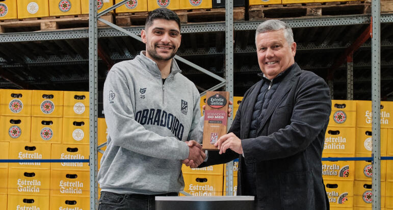 MVP Estrella Galicia de febrero para Sergi Quintela