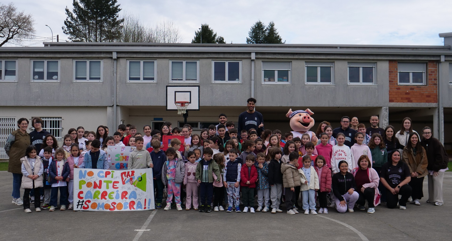 Rueda de prensa escolar en el CPI de Ponte Carreira