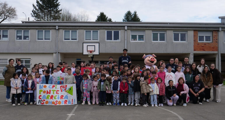 Rueda de prensa escolar en el CPI de Ponte Carreira