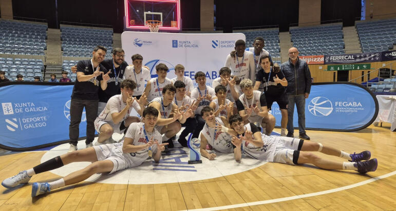 Balidea Obradoiro, campeón gallego cadete y billete para el Campeonato de España